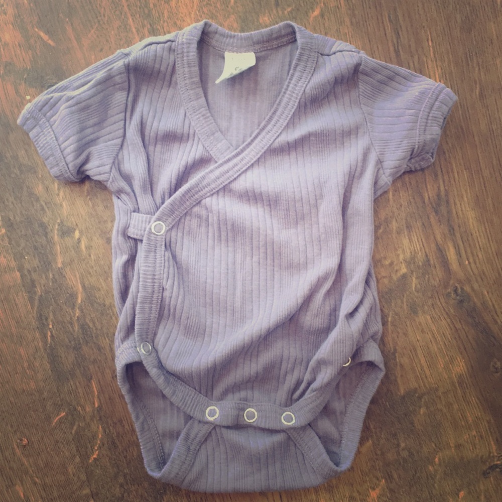 Kate Quinn Purple Kimono Onesie